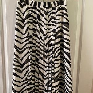 Beautiful zebra print skirt